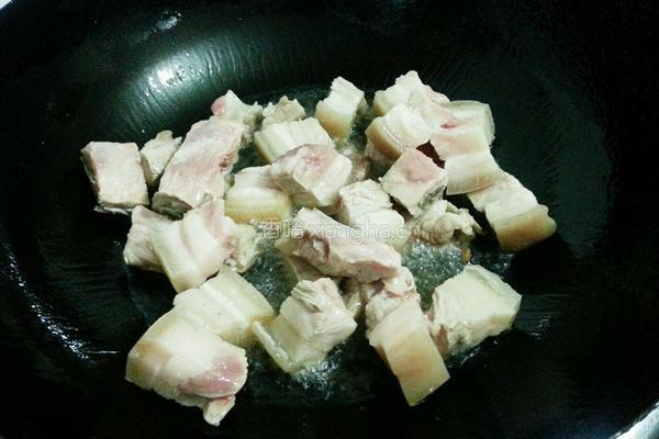 肉焖豆腐的做法图解4