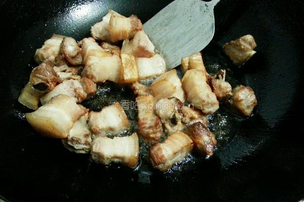 肉焖豆腐的做法图解5