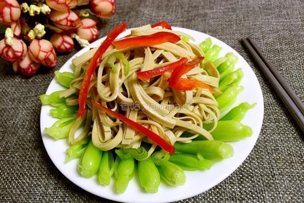 千张菜心的做法图解7