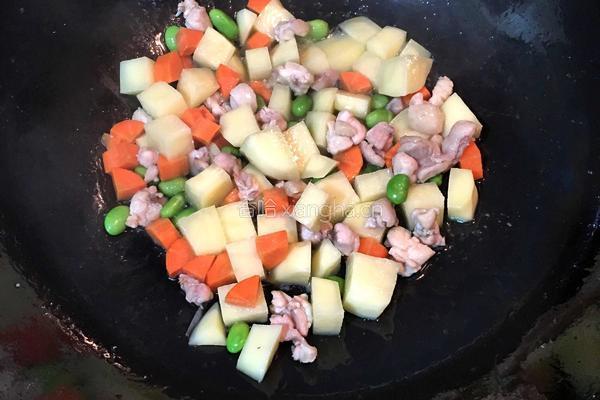 咖喱鸡肉土豆饭的做法图解4