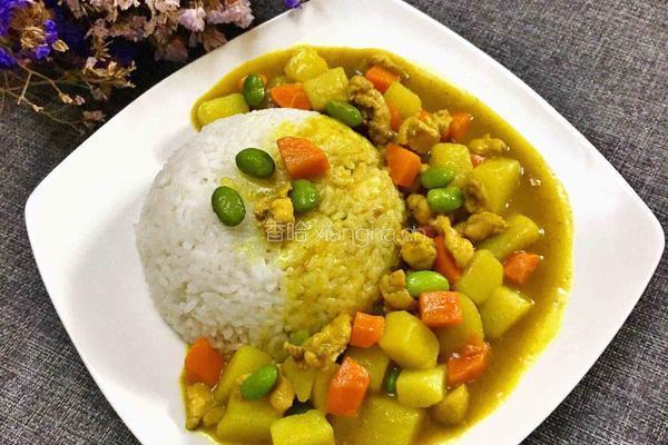 咖喱鸡肉土豆饭的做法图解8
