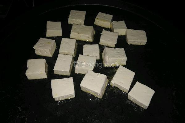青菜炕豆腐的做法图解2