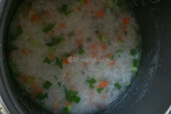 宝宝猪肝粥的做法图解6