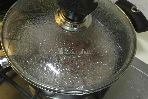 红豆薏米地瓜粥的做法图解2