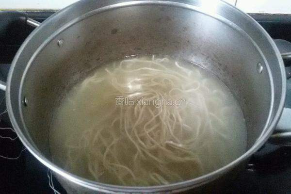 豆浆面的做法图解4