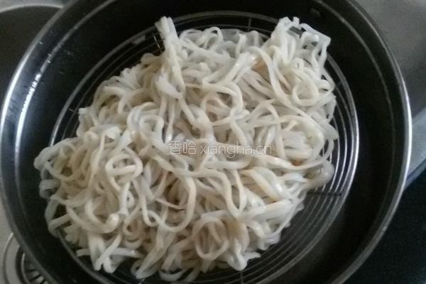 豆浆面的做法图解5