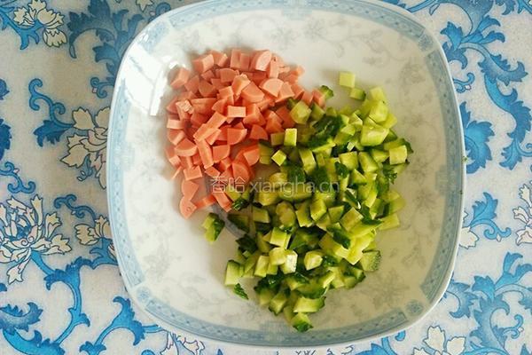 芝士炒饭的做法图解1