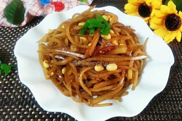 黄豆炒水疙瘩的做法图解14
