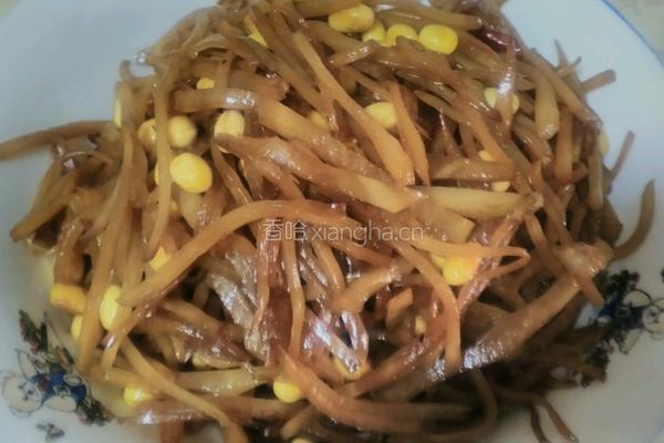 黄豆炒水疙瘩的做法图解13