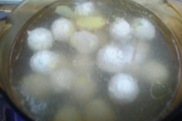 鸡肉丸子汤的做法图解8