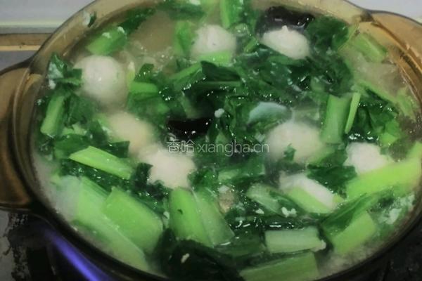 鸡肉丸子汤的做法图解11