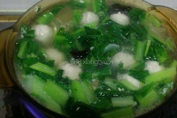 鸡肉丸子汤的做法图解13