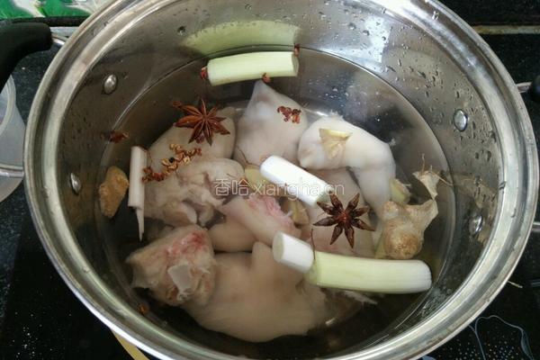 萝卜猪脚汤的做法图解4