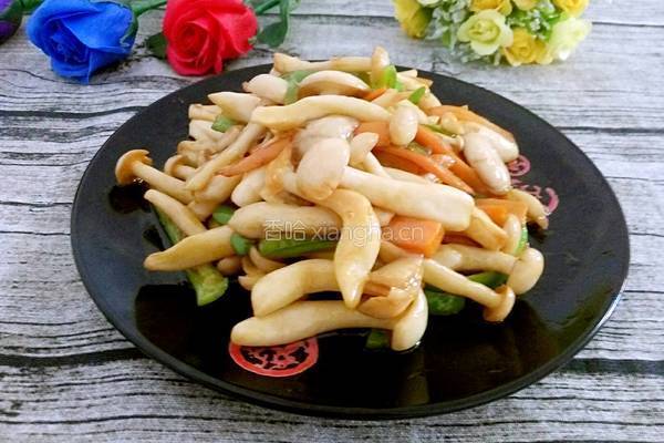 素炒白玉菇的做法图解8