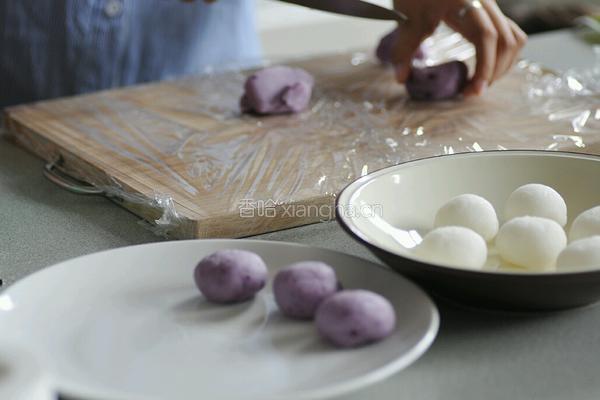 花式冰皮月饼的做法图解4