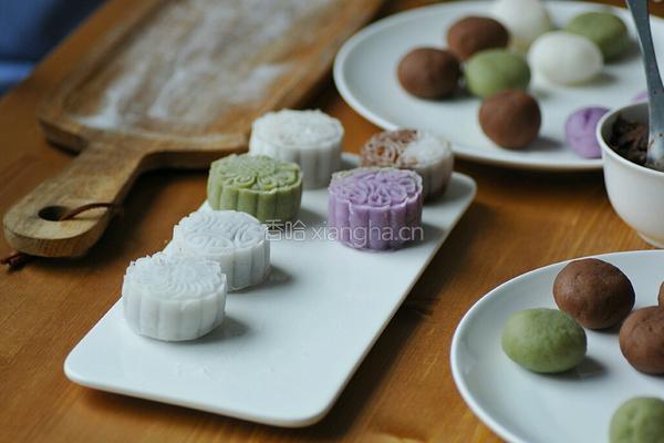 花式冰皮月饼的做法图解14