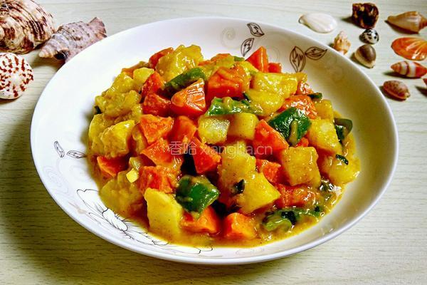 咖喱土豆胡萝卜的做法图解7