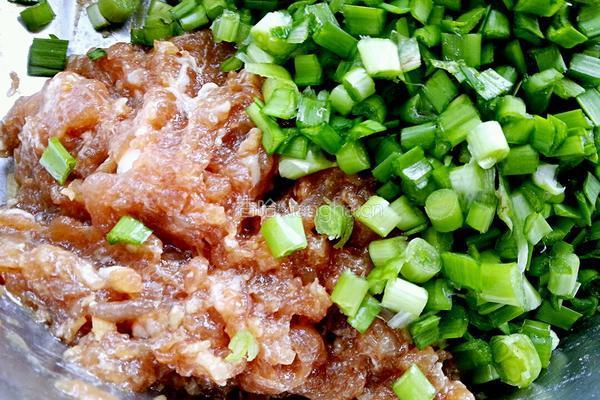 韭菜肉馅饺子的做法图解4