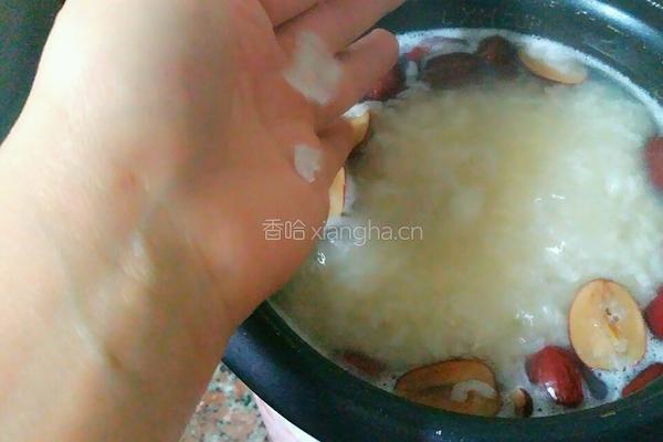 桂圆红枣稀饭的做法图解5