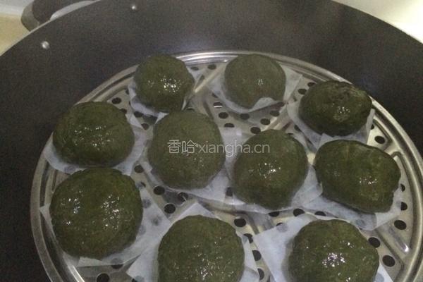 抹茶红豆糯米糍的做法图解9
