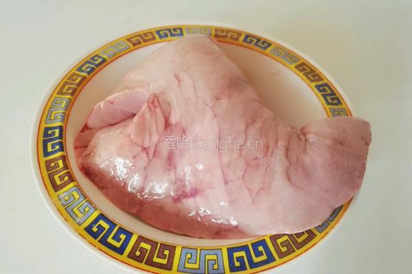 干煸辣肺子的做法图解1