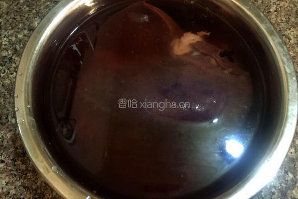 溜猪肝的做法图解1