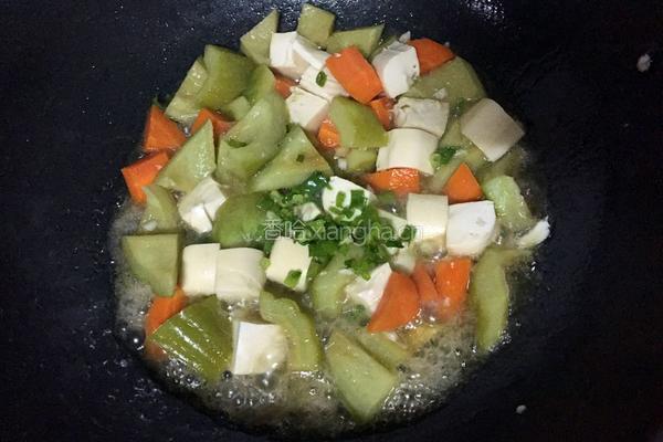 苦瓜烧豆腐的做法图解8