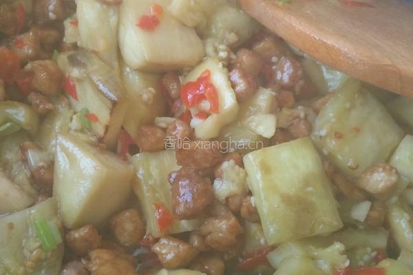 碎肉茄子的做法图解6