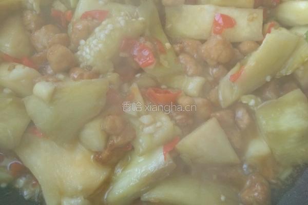 碎肉茄子的做法图解7
