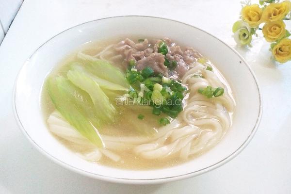 芹菜面条的做法图解7