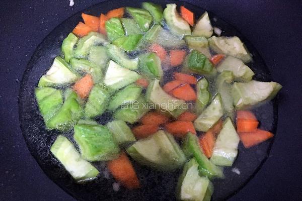 苦瓜烧豆腐的做法图解5