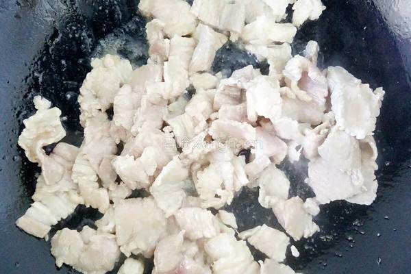 荷兰豆炒肉的做法图解7