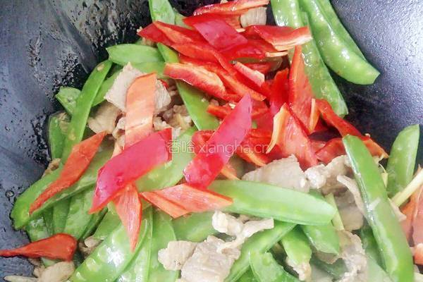 荷兰豆炒肉的做法图解11