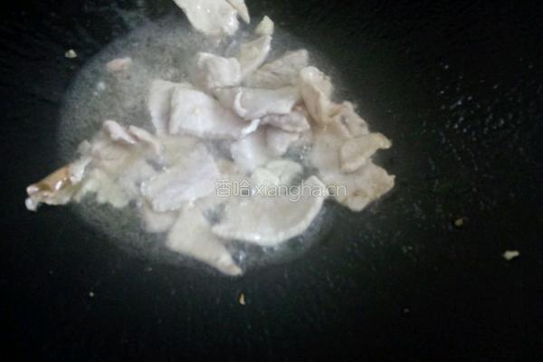 菱角小炒肉的做法图解4