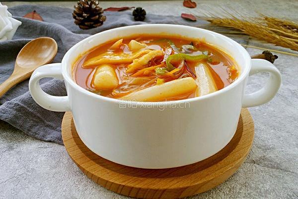韩式年糕汤的做法图解8