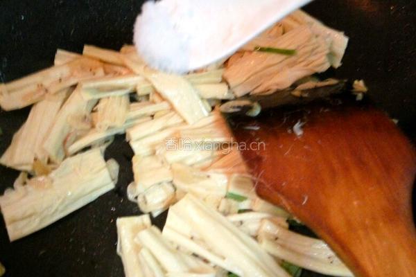 虾米豆枝韭菜的做法图解10