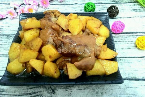猪蹄炖土豆的做法图解15