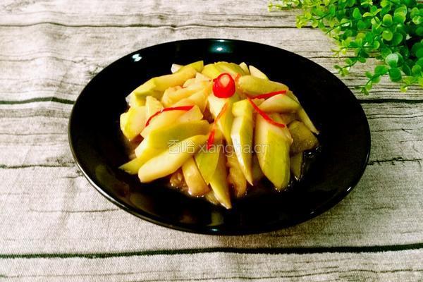 清炒葫芦的做法图解1