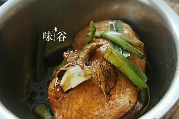 脆皮烤鸭的做法图解3