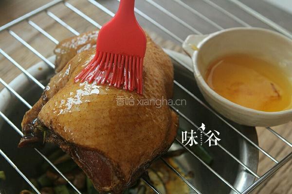 脆皮烤鸭的做法图解4