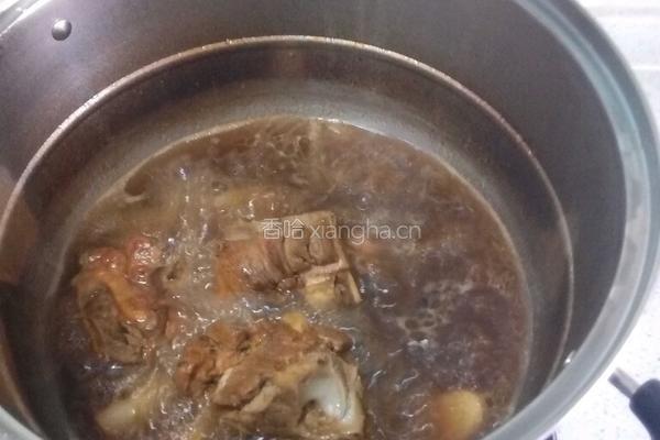 脊骨炖豆角的做法图解3