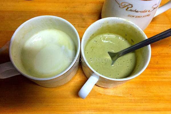 抹茶酸奶的做法图解3