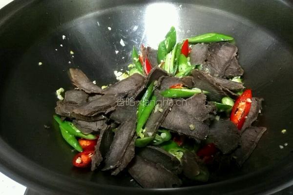 杭椒牛肉的做法图解5