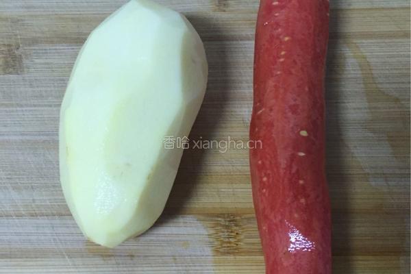 土豆丝胡萝卜丝的做法图解1