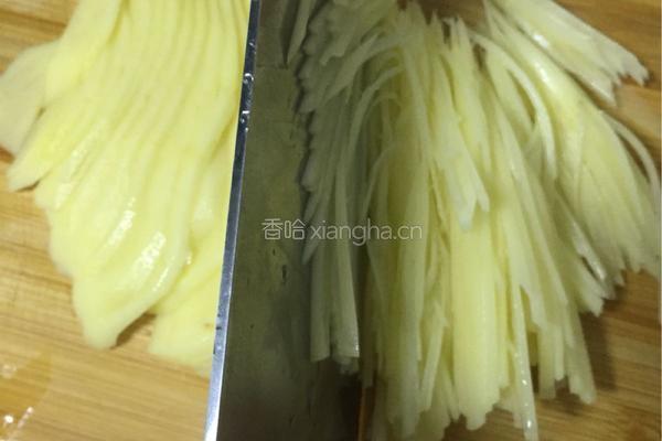 土豆丝胡萝卜丝的做法图解3