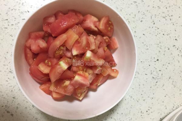 番茄鸡蛋连汤面的做法图解3