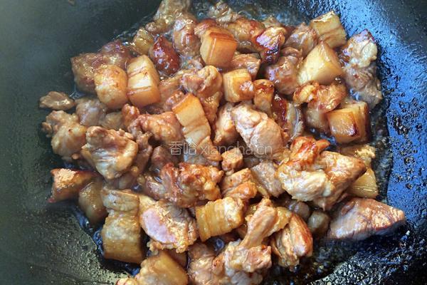 豆泡红烧肉的做法图解6