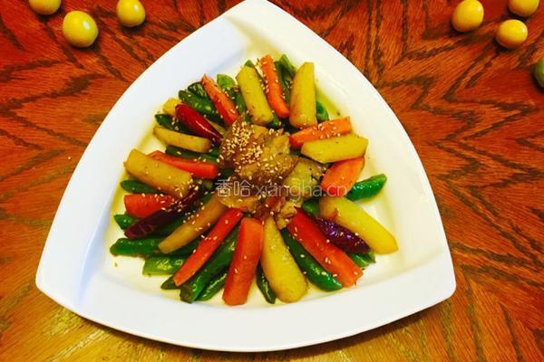 土豆焖豆角的做法图解17