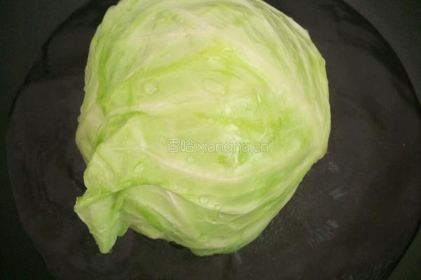 包菜糯米卷的做法图解2