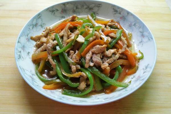 青椒肉丝的做法图解6